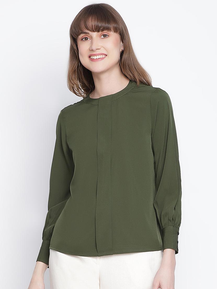 women's straight round neck top - 18262074 - Zoom Image - 0