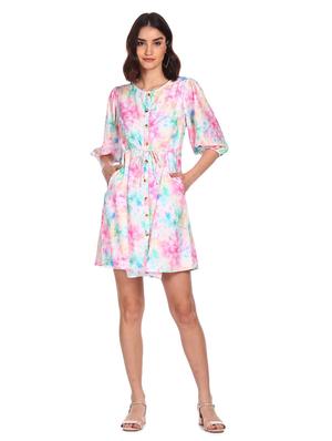 women's tie & dye dress - 18262149 - Standard Image - 3