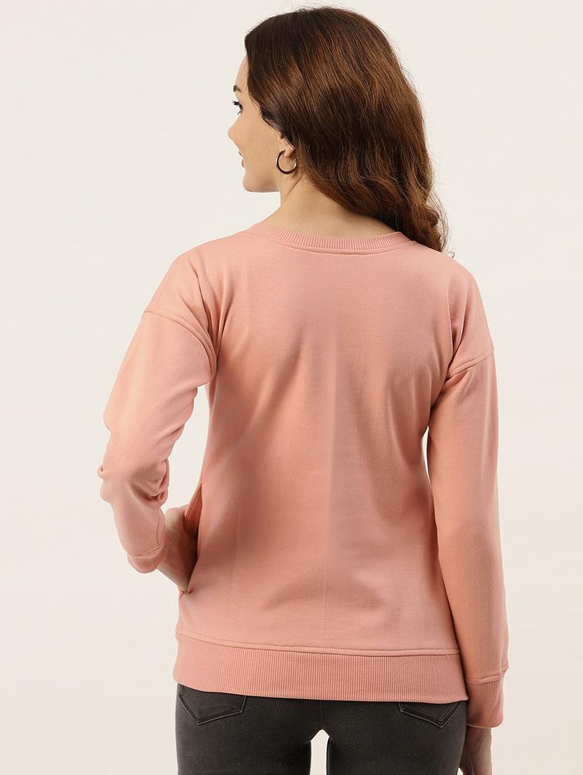 crew neck solid sweatshirt - 18262940 - Standard Image - 2