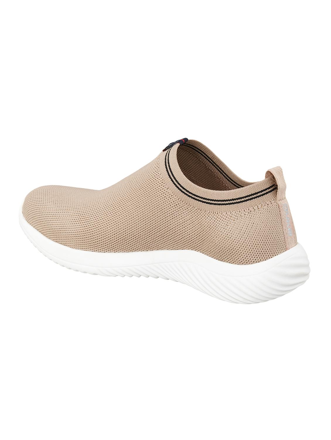 beige fabric slip on sports shoes - 18263579 - Standard Image - 2