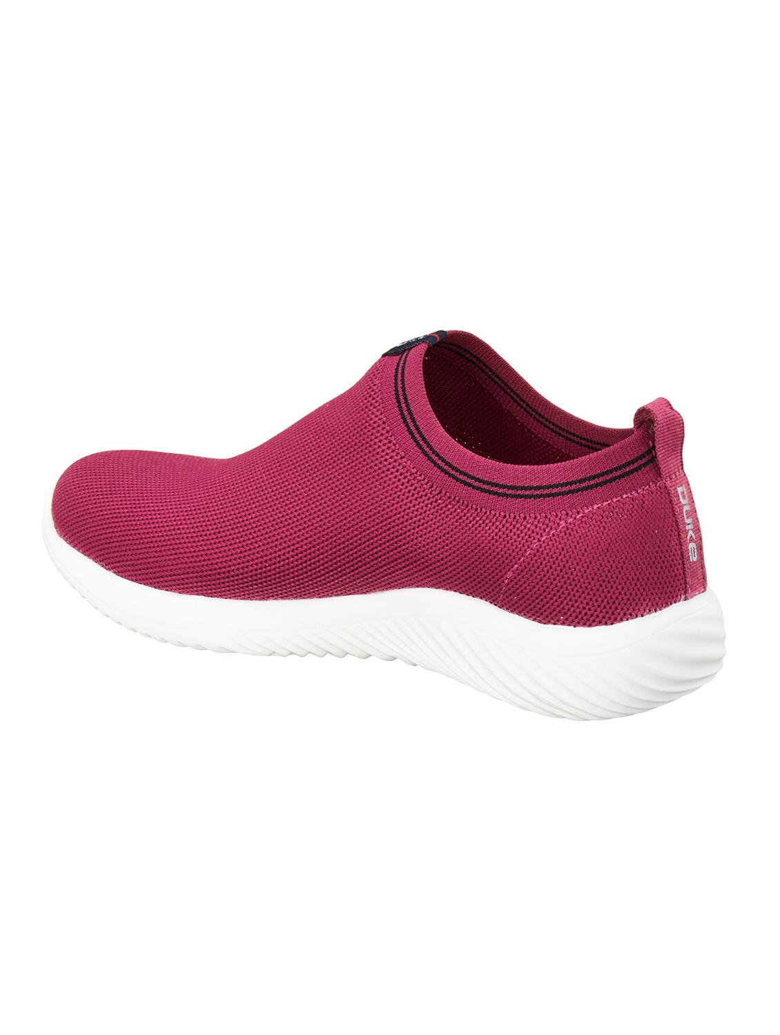 red fabric slip on sports shoes - 18263580 - Standard Image - 2