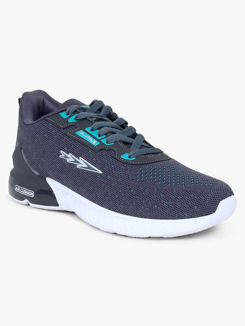 grey  lace up sport shoe