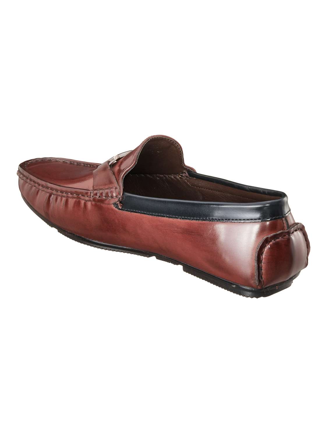 Maroon Synthetic Slip On Loafers - 18264122 -  Standard Image - 2
