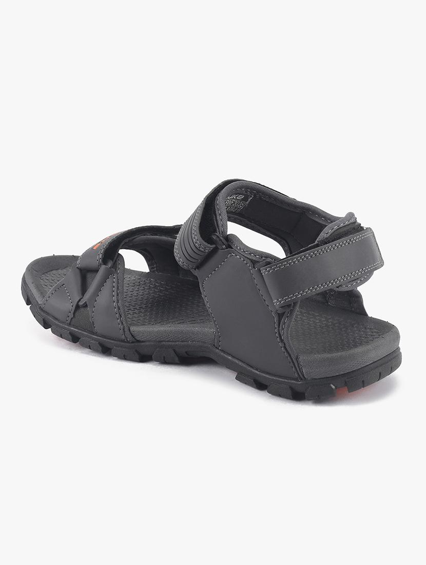 grey pu slip on floaters - 18265601 - Standard Image - 2