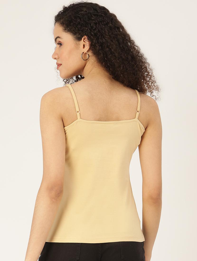 cami neck solid top - 18266452 - Standard Image - 2