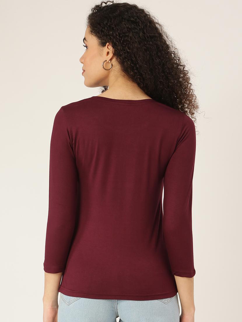 round neck solid tee - 18266528 - Standard Image - 2