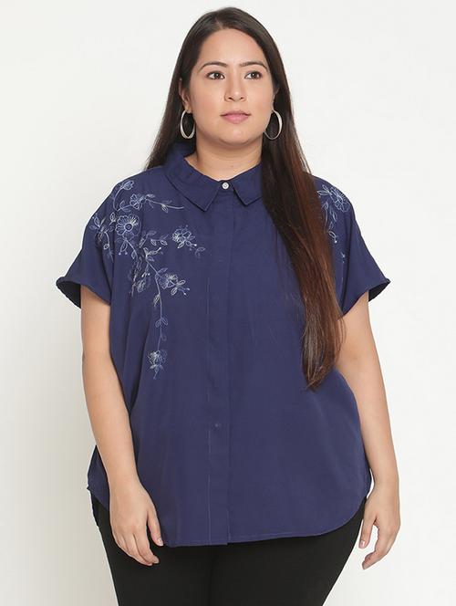 women's a line collared top - 18267416 -  Standard Image - 0
