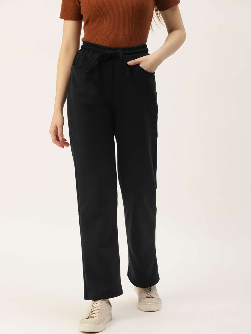 drawstring waist flat front trouser - 18267686 - Zoom Image - 0