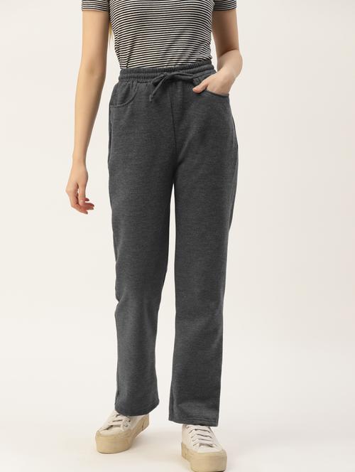 drawstring waist flat front trouser - 18267698 -  Standard Image - 0