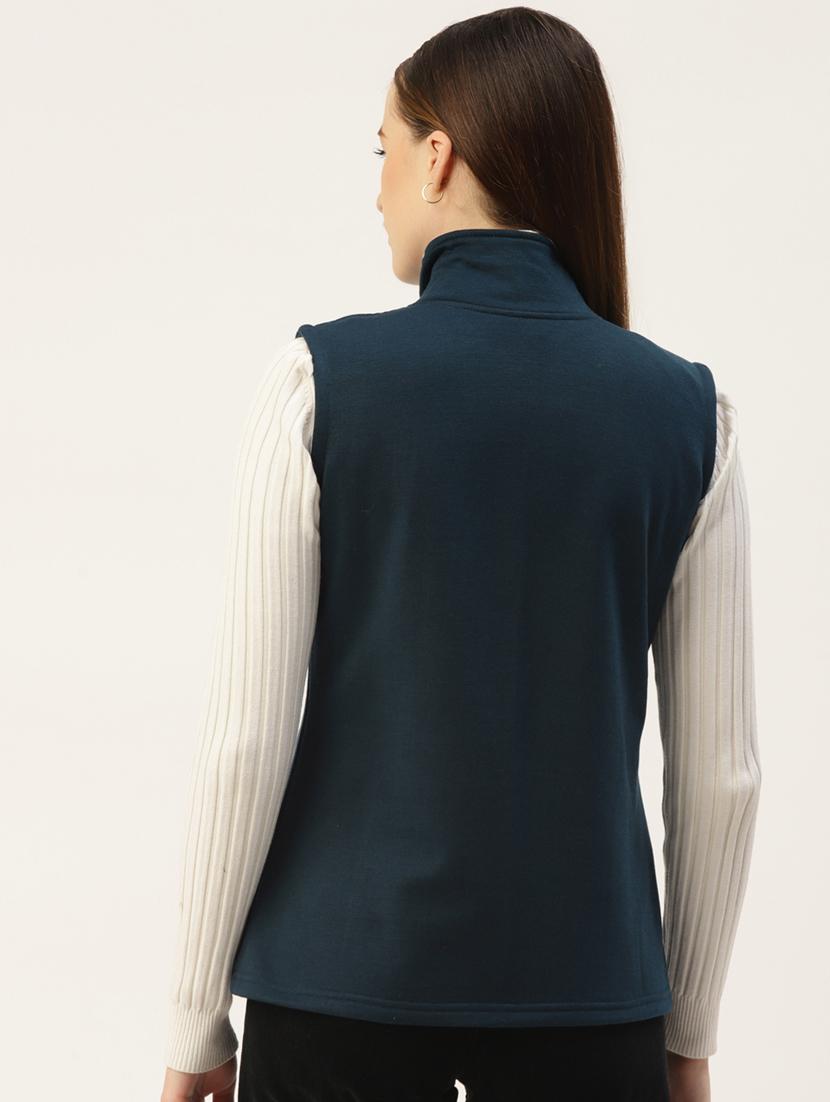 sleeveless solid regular jacket - 18267854 - Standard Image - 2