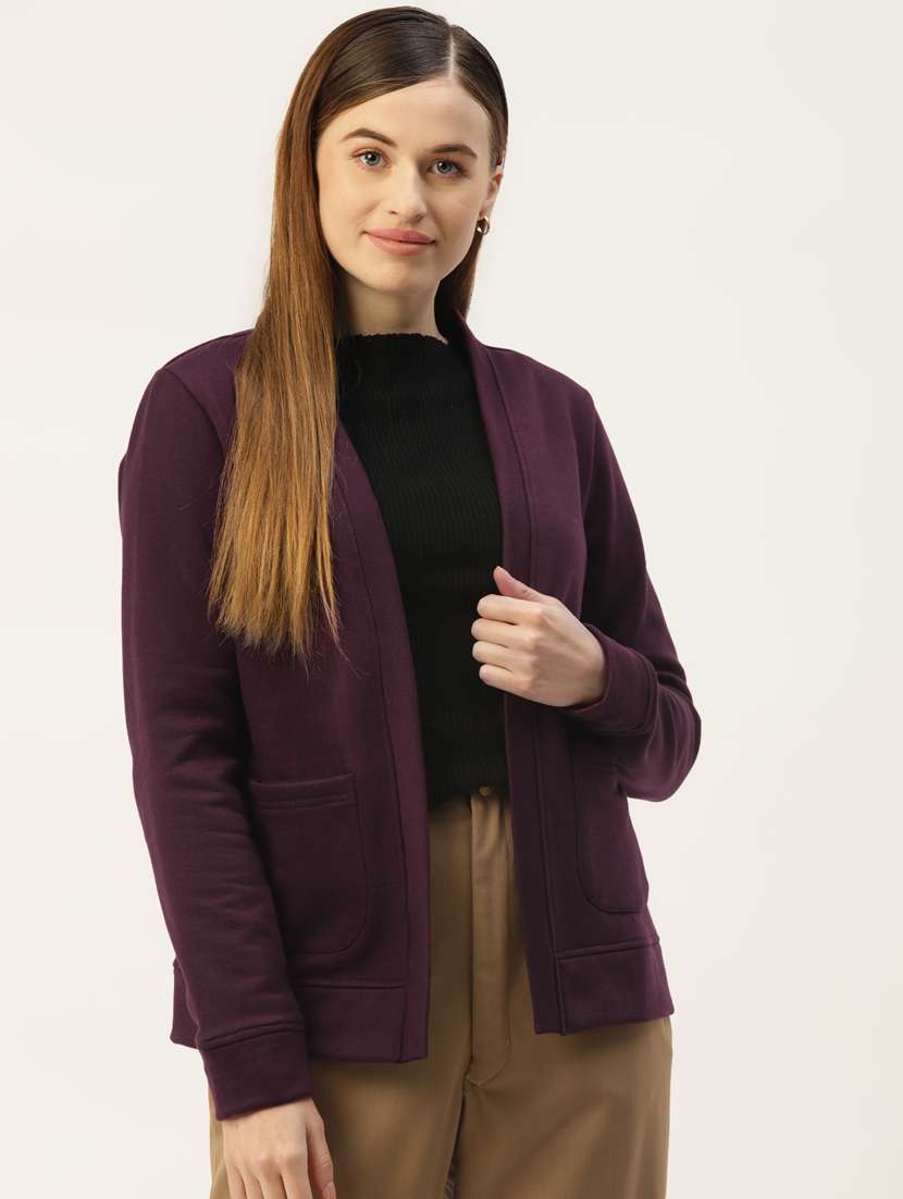 long sleeve solid cardigan