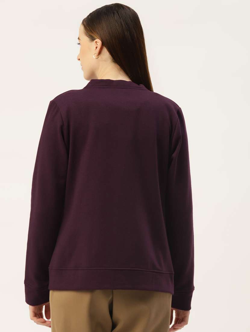 long sleeve solid cardigan - 18267968 - Standard Image - 2
