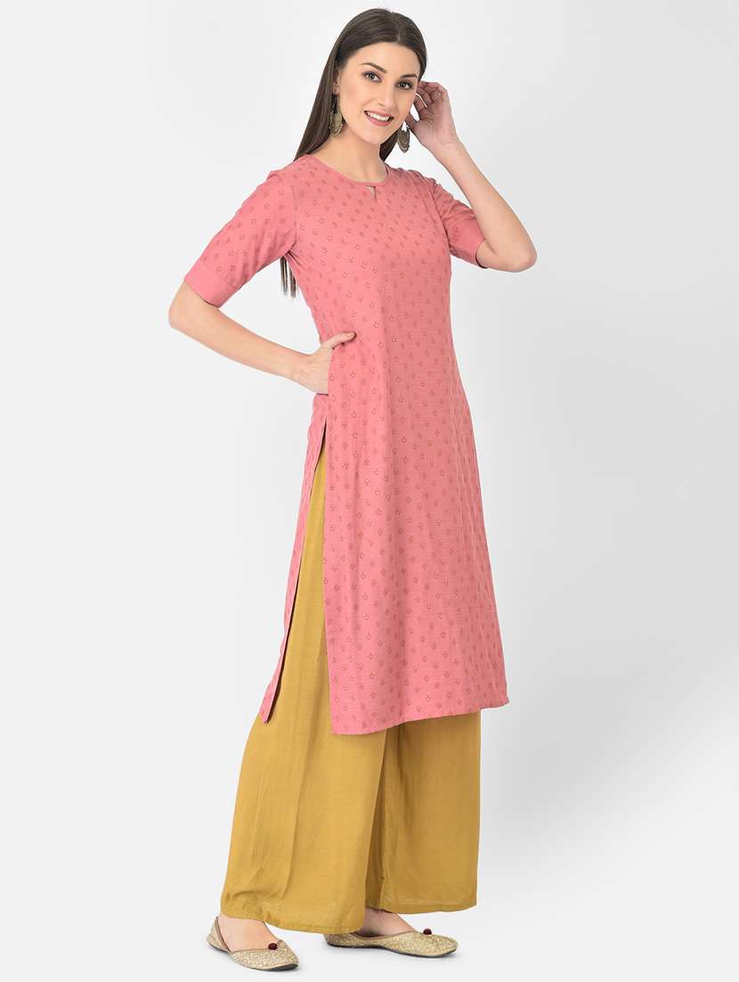 women's straight kurta - 18269244 -  Standard Image - 2