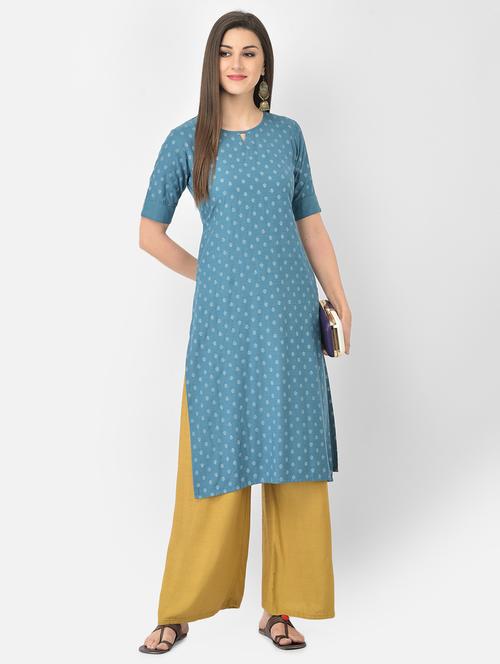 women's straight kurta - 18269245 - Standard Image - 0