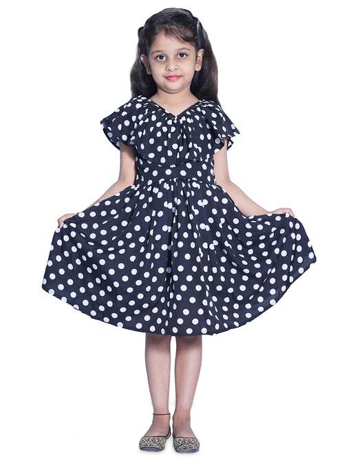 girls v neck sleeveless frock - 18269571 - Standard Image - 0