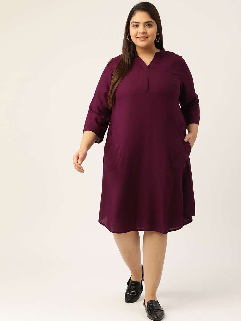 women's  solid dress