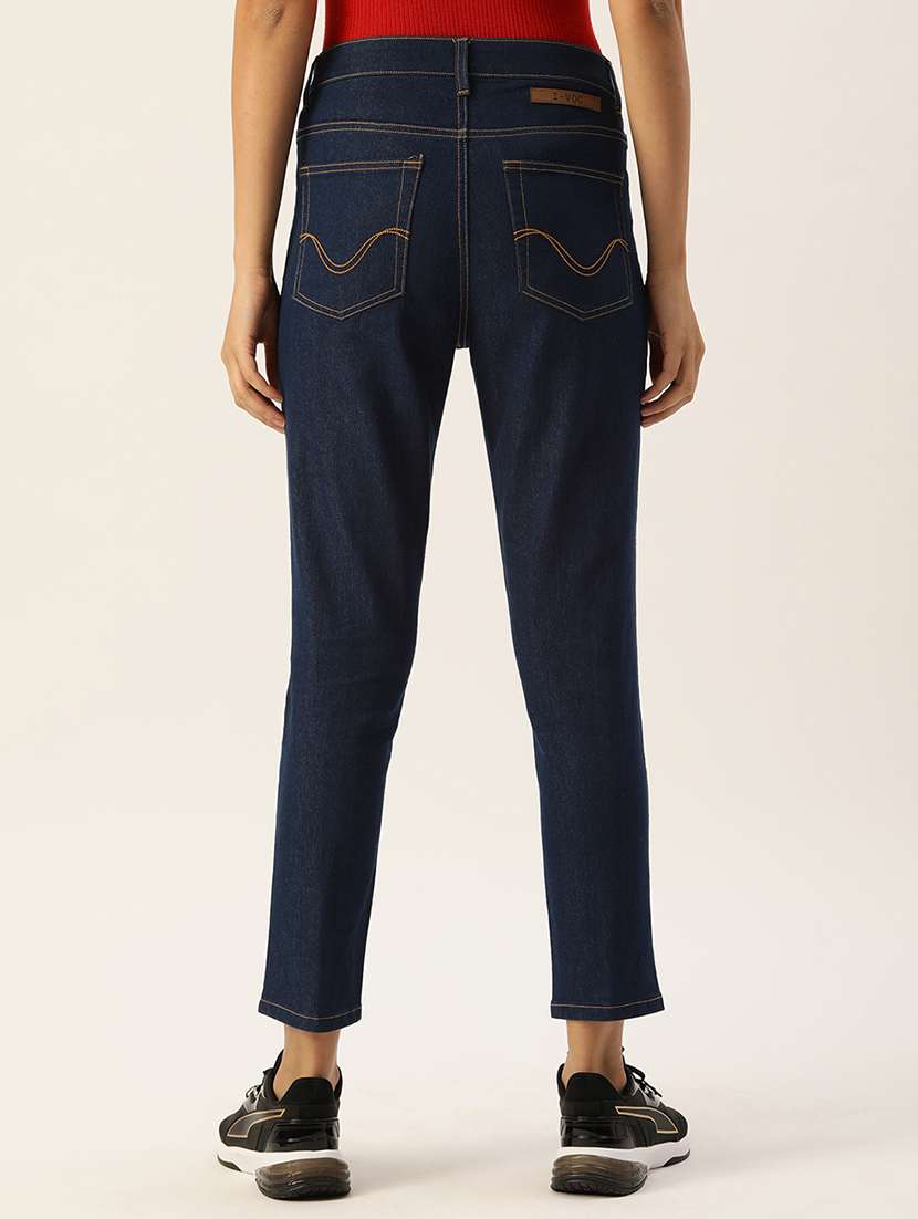 mid rise solid slim fit jean - 18271506 - Standard Image - 2