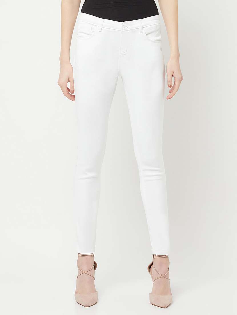 women's plain slim fit jeans