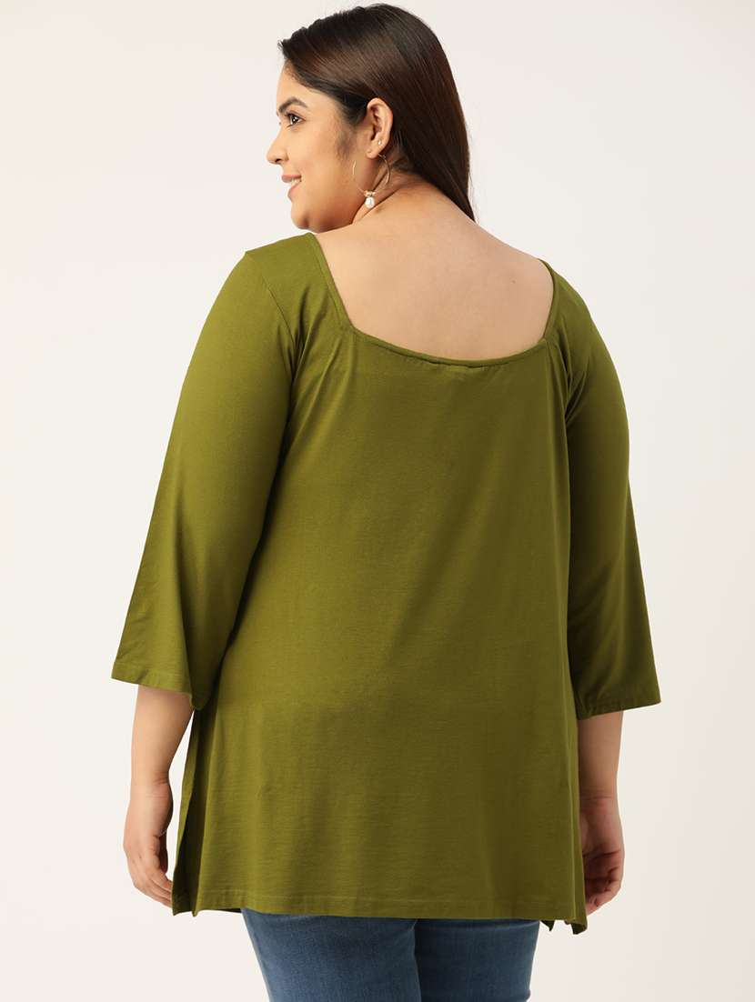 women's a line square neck top - 18271874 -  Standard Image - 2