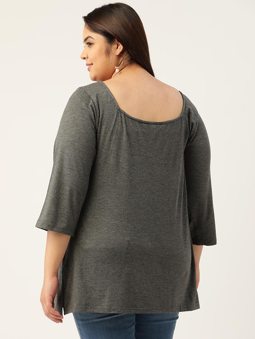 women's a line square neck top - 18271875 - Standard Image - 2