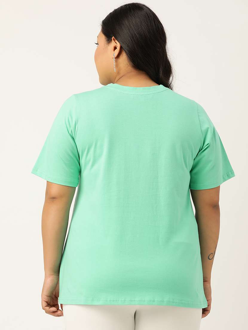 women's straight v neck top - 18271899 -  Standard Image - 2