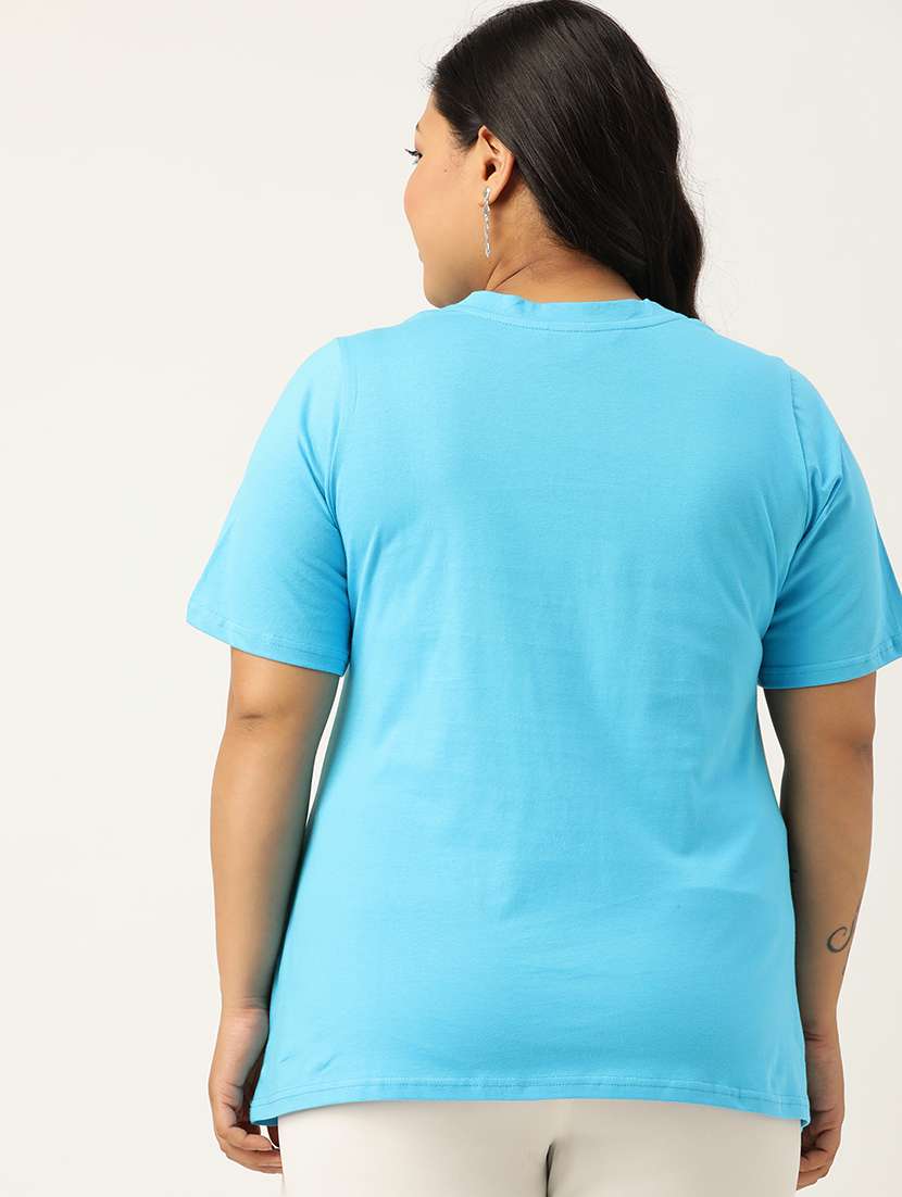 women's straight v neck top - 18271903 -  Standard Image - 2