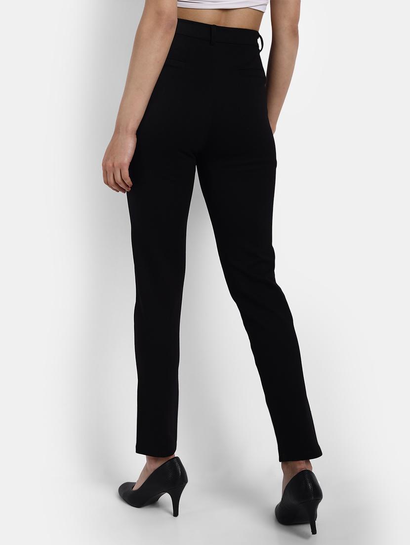 high rise flat front trouser - 18272171 - Standard Image - 2