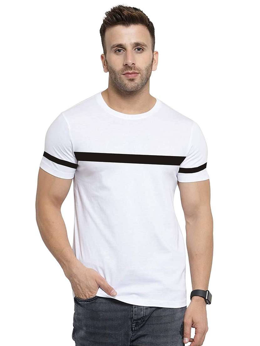 white striped t-shirt