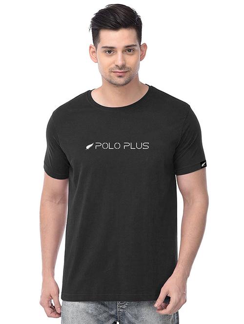 black chest printed t-shirt - 18272719 - Standard Image - 0