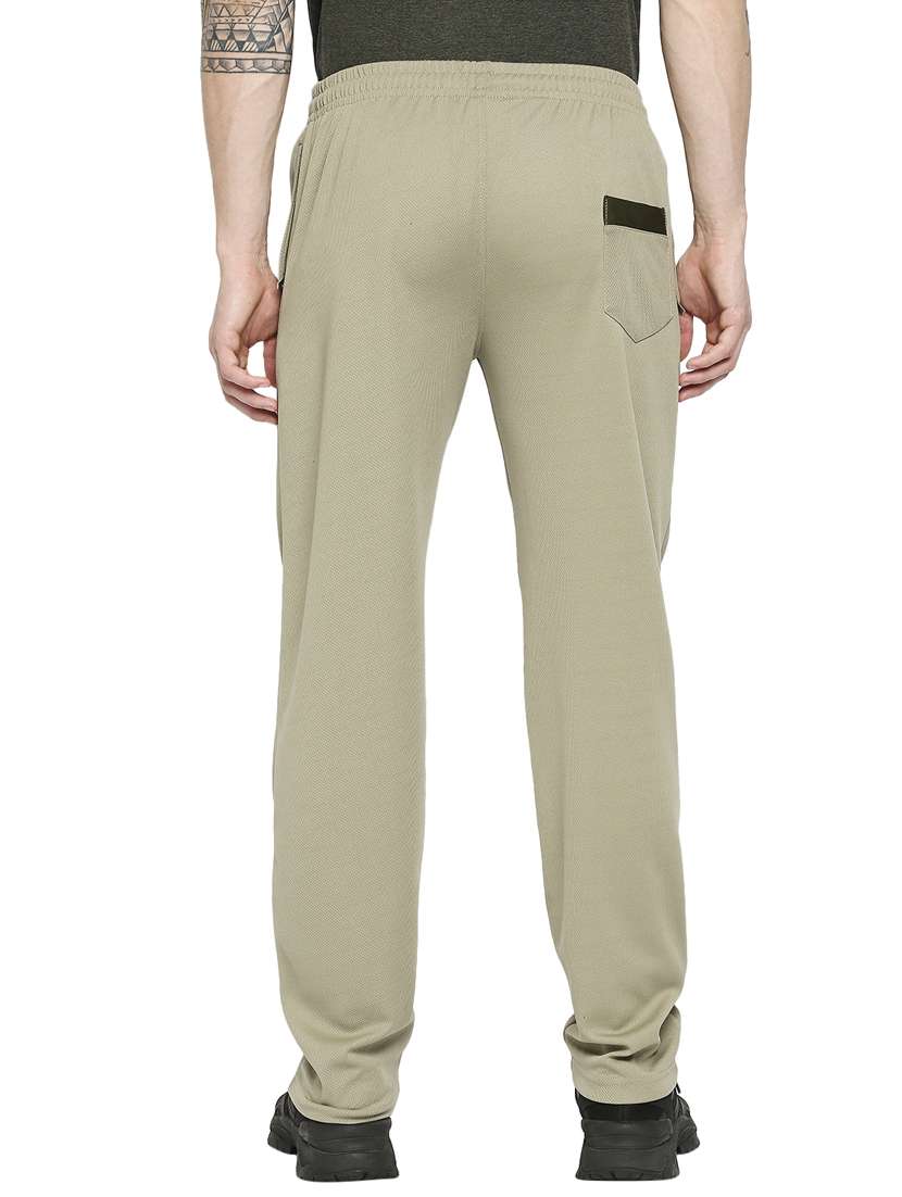 olive textured track pant - 18273569 - Standard Image - 2