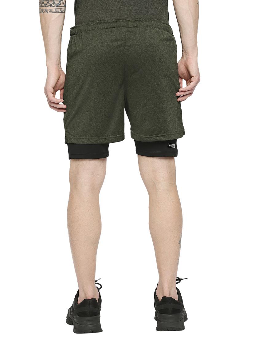 green melange short - 18273644 - Standard Image - 2