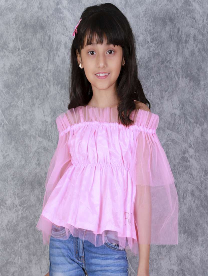 girls off shoulder top