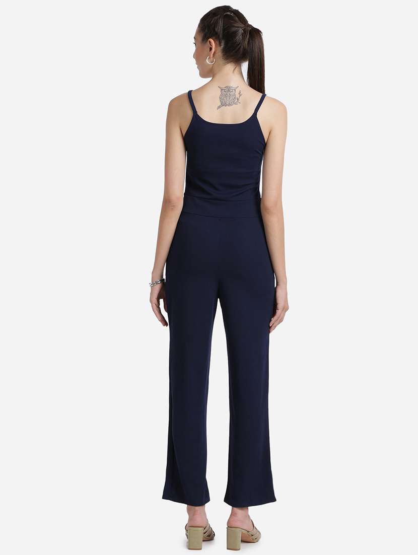 cami neck solid full leg jumpsuit - 18276746 - Standard Image - 2