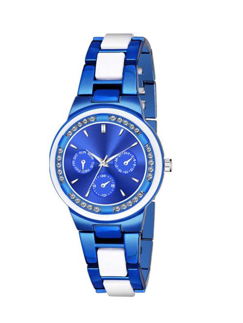 blue chronograph watch - 18277195 - Standard Image - 0