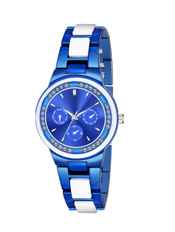 blue chronograph watch - 18277195 - Zoom Image - 0