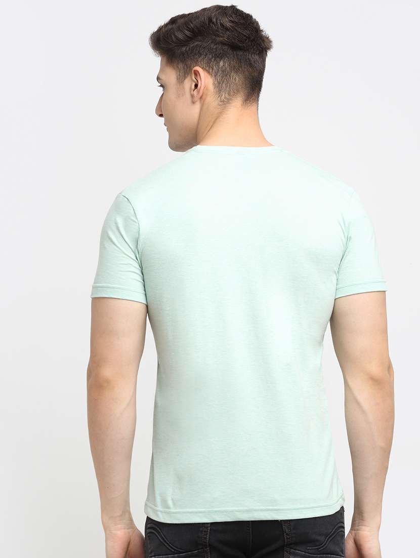light blue melange t-shirt - 18277205 -  Standard Image - 2