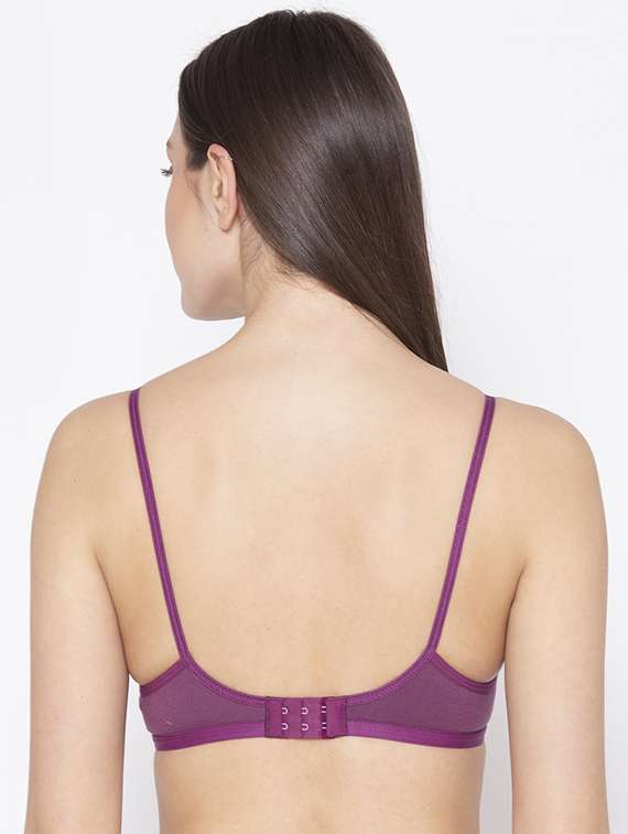 purple solid t-shirt bra - 18277401 -  Standard Image - 2
