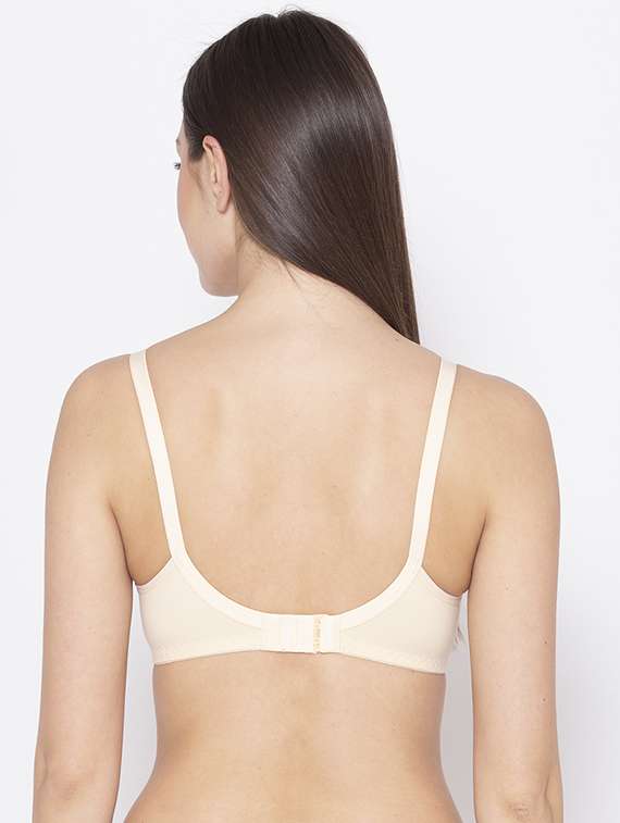 beige solid maternity/nursing bra - 18277411 -  Standard Image - 2