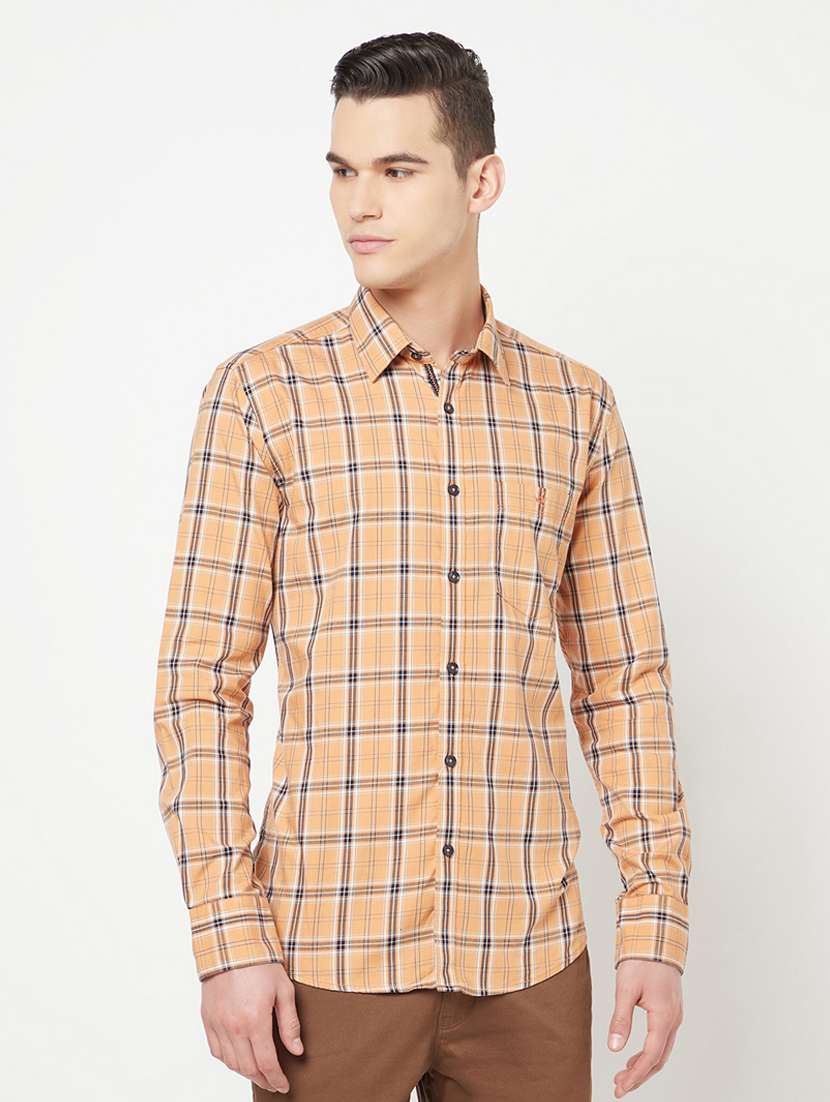 mens checks casual shirt