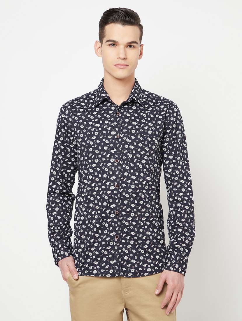 mens florals casual shirt