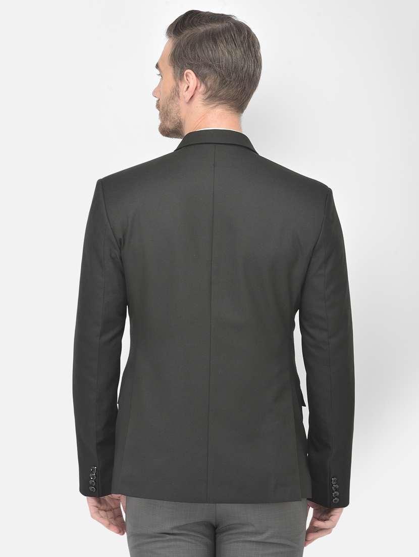 black solid formal blazer - 18277560 -  Standard Image - 2
