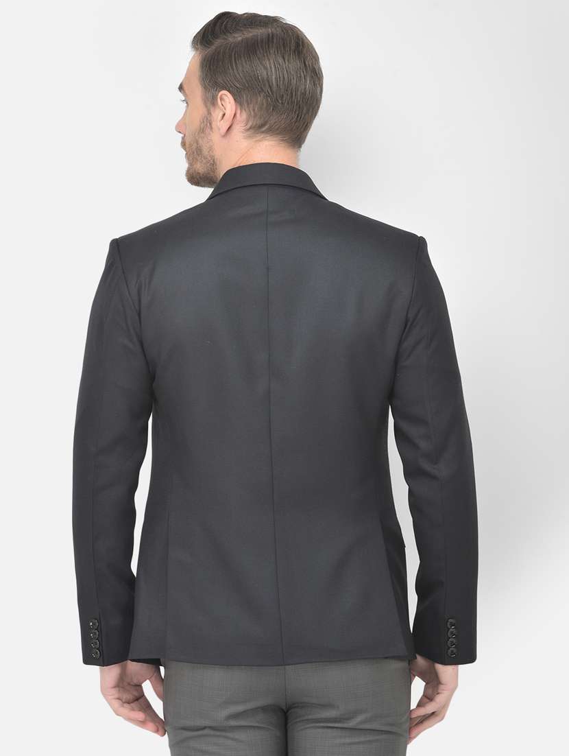black solid formal blazer - 18277561 -  Standard Image - 2