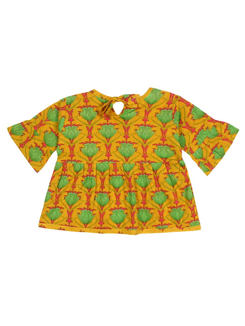 yellow printed kurta salwar set suit set - 18277804 - Standard Image - 2