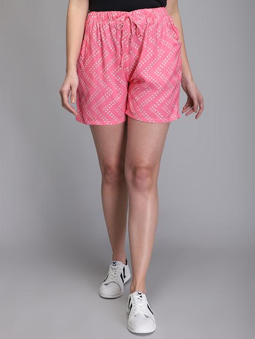 mid rise printed short - 18283348 - Standard Image - 0