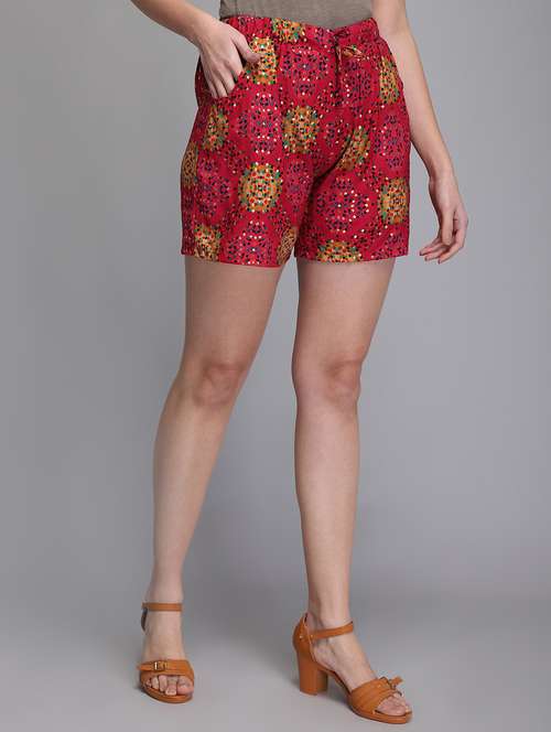 mid rise printed short - 18283354 -  Standard Image - 0