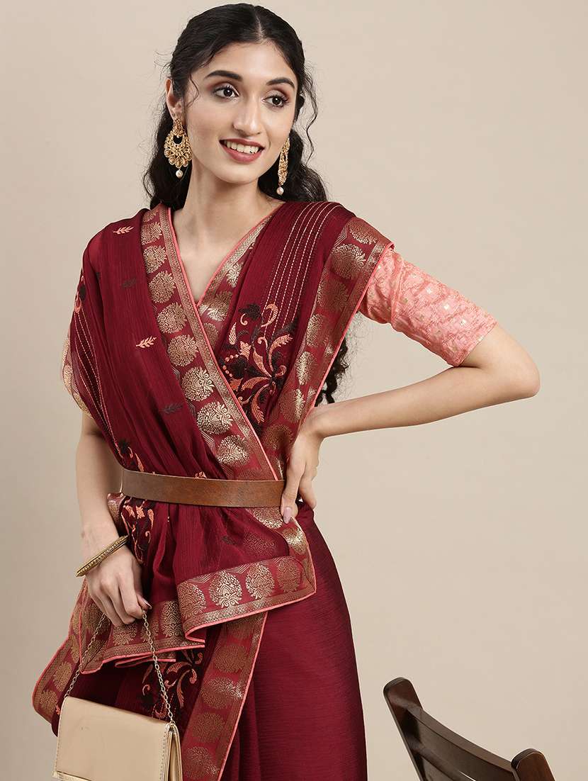 women's embroidered saree - 18283827 -  Standard Image - 2