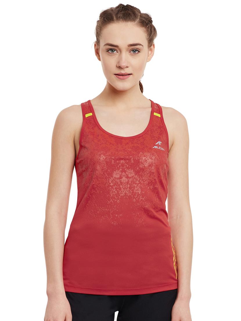 scoop neck printed tank tee - 18284225 - Zoom Image - 0