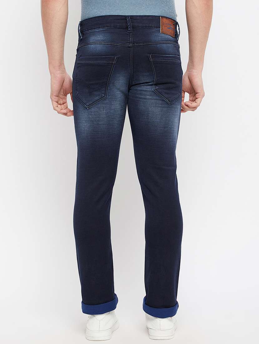 navy-blue light-washed denim jean - 18284247 -  Standard Image - 2