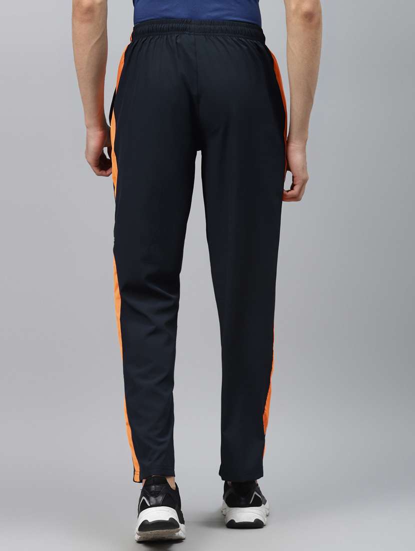 navy blue side striped track pant - 18284319 - Standard Image - 2
