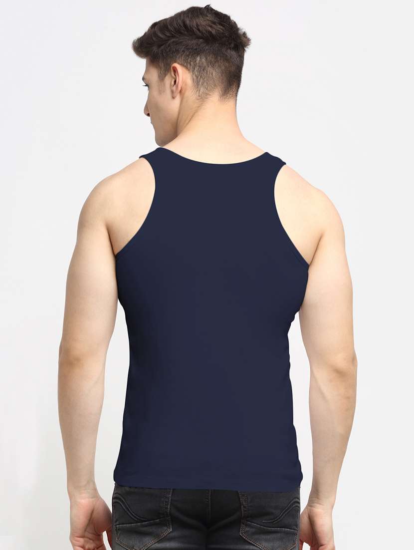 navy-blue solid vest - 18284331 -  Standard Image - 2